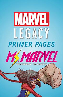 Ms. Marvel: Marvel Legacy Primer Pages