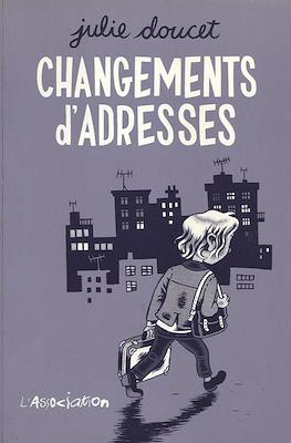 Changements d'adresses