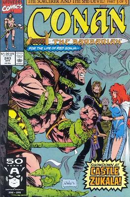 Conan The Barbarian (1970-1993) (Comic Book 32 pp) #243