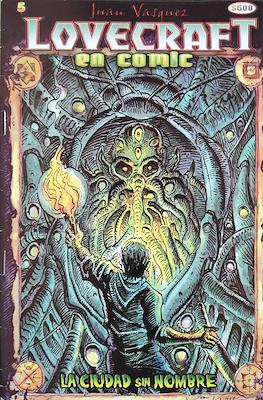 Lovecraft en comic "La ciudad sin nombre"