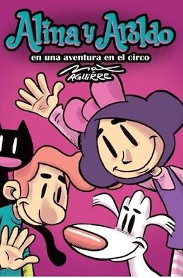 Alina y Aroldo en una aventura en el circo