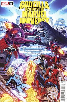 Godzilla Destroys the Marvel Universe (Variant Cover) #5.3