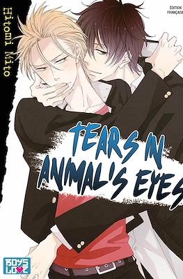 Tears in animal's eyes