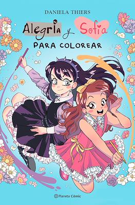 Alegría y Sofía para colorear