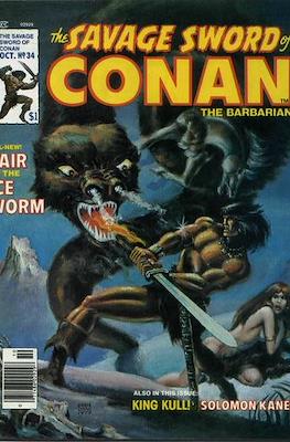 The Savage Sword of Conan the Barbarian (1974-1995) (Comic Book) #34