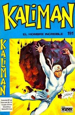 Kaliman el hombre increíble #191