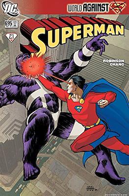Superman Vol. 1 (1939-1986; 2006-2011) / Adventures of Superman Vol. 1 (1986-2006) (Comic Book) #695