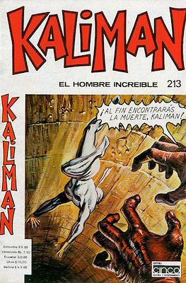 Kaliman el hombre increíble #213
