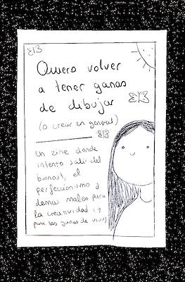 Quiero volver a tener ganas de dibujar