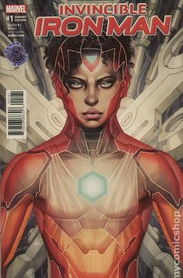 Invincible Iron Man (Vol. 3 2017-2018 Variant Cover) #1.8