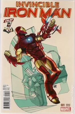 Invincible Iron Man (Vol. 2 2015-2017 Variant Covers) #1.2