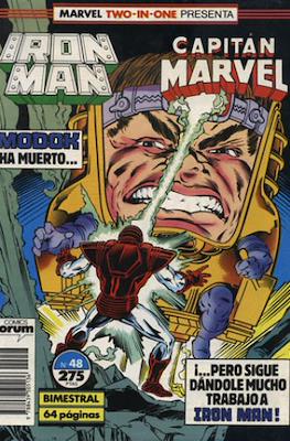 Iron Man Vol. 1 / Marvel Two-in-One: Iron Man & Capitán Marvel (1985-1991) #48