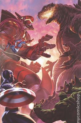 Godzilla Destroys the Marvel Universe (Variant Cover) #5.5
