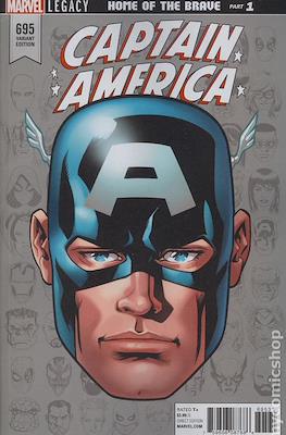 Captain America (Vol. 8 2017- Variant Cover) #695.1