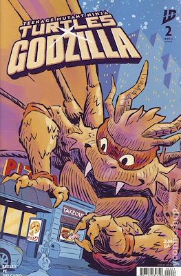 Teenage Mutant Ninja Turtles x Godzilla (Variant Cover) #2