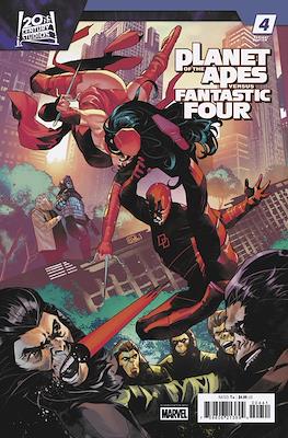 Planet of the Apes vs. Fantastic Four (Variant Cover) #4