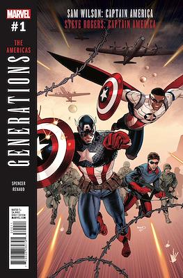 Generations - The Americas Sam Wilson Steve Rogers Captain America
