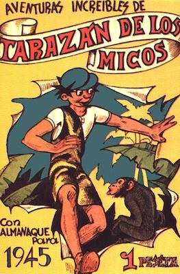 Aventras increíbles de Tarazán de los Micos con almanaque para 1945