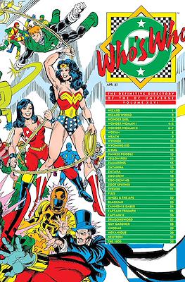Who's Who: The Definitive Directory of the DC Universe #26