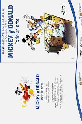 Folleto Exposición Mickey y Donald. Todo un arte (Folleto 4 pp)