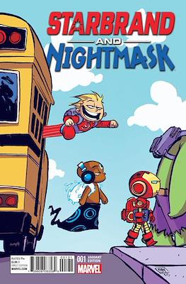 Starbrand and Nightmask (Variant Cover)