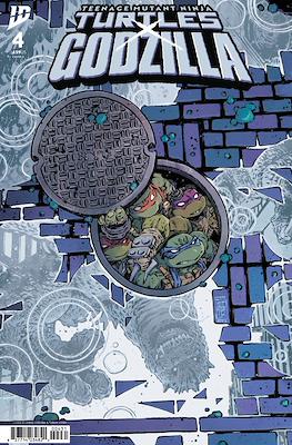 Teenage Mutant Ninja Turtles x Godzilla (Variant Cover) #4