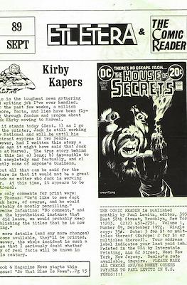 On The Drawing Board / The Comic Reader / Etcetera #89